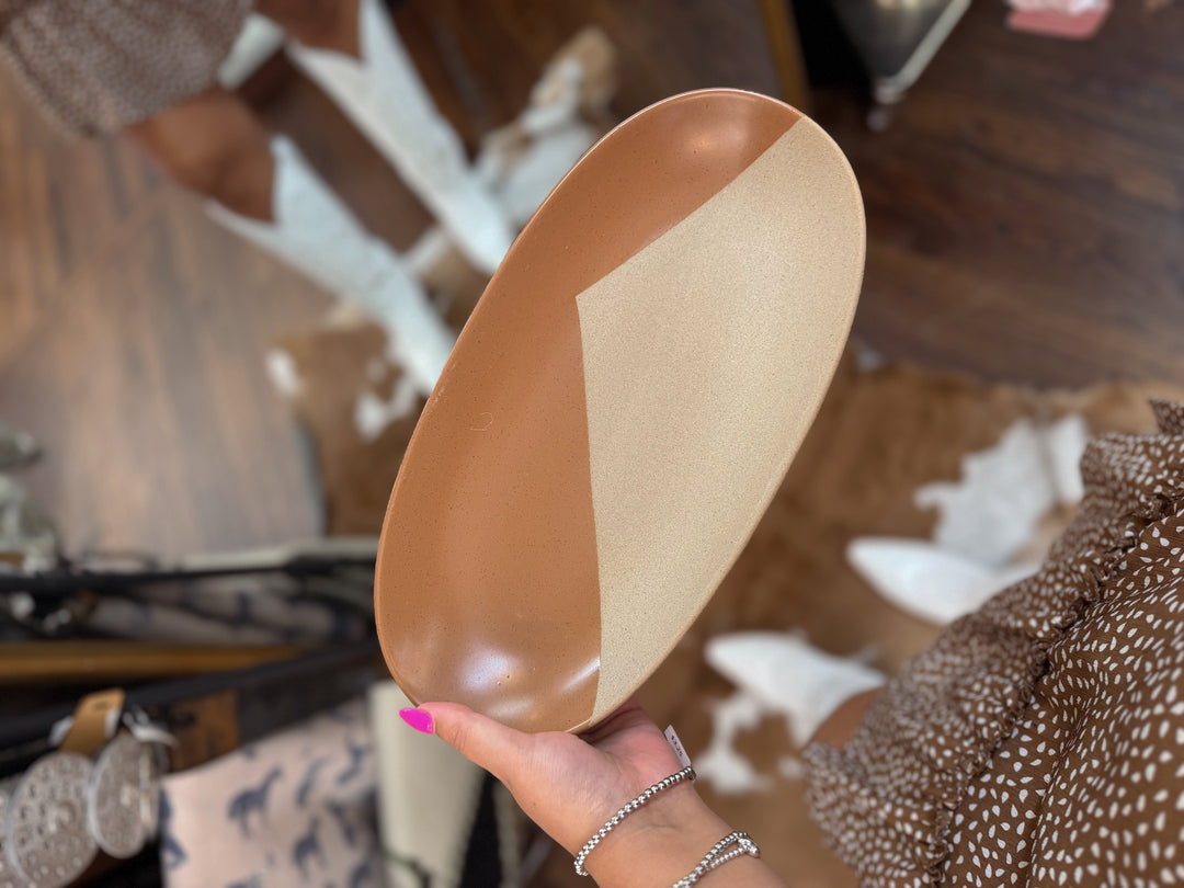 Sienna Stoneware Platter