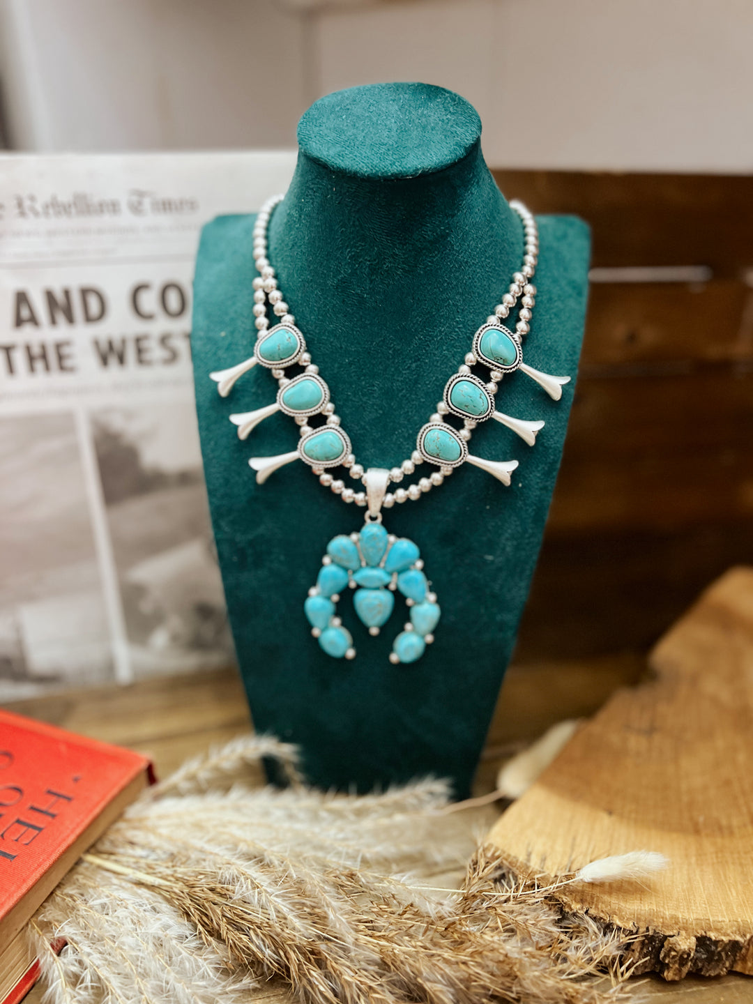 High Desert Blossom Squash Necklace