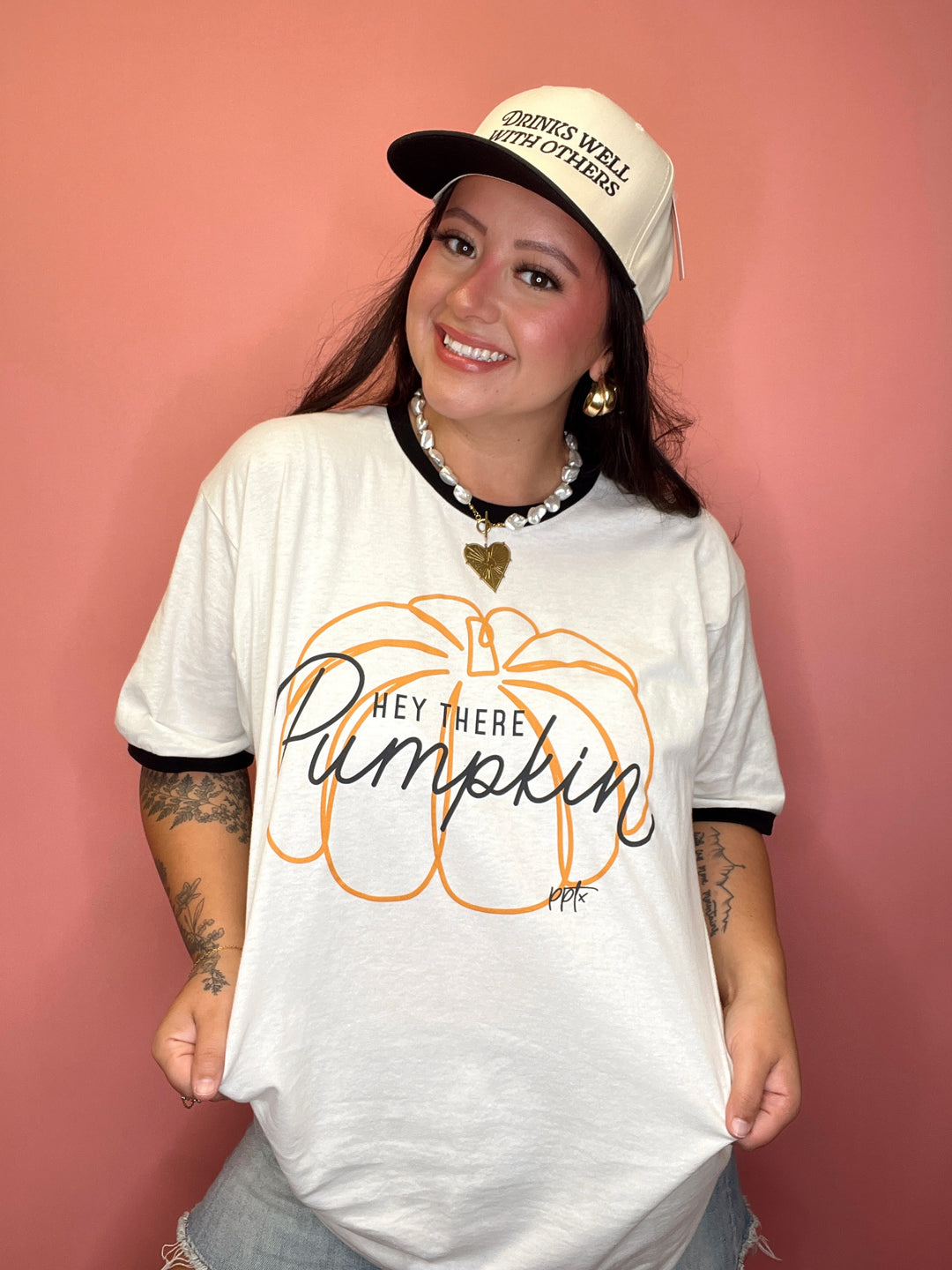 Hey There Pumpkin Ringer Tee