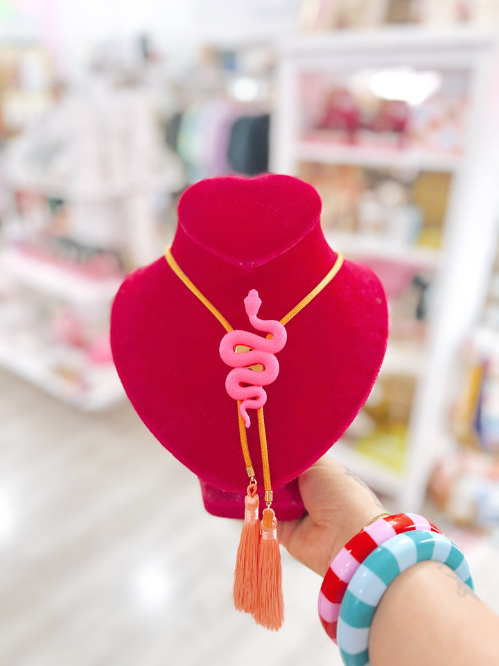 Strike Me Snake Tassel Bolo