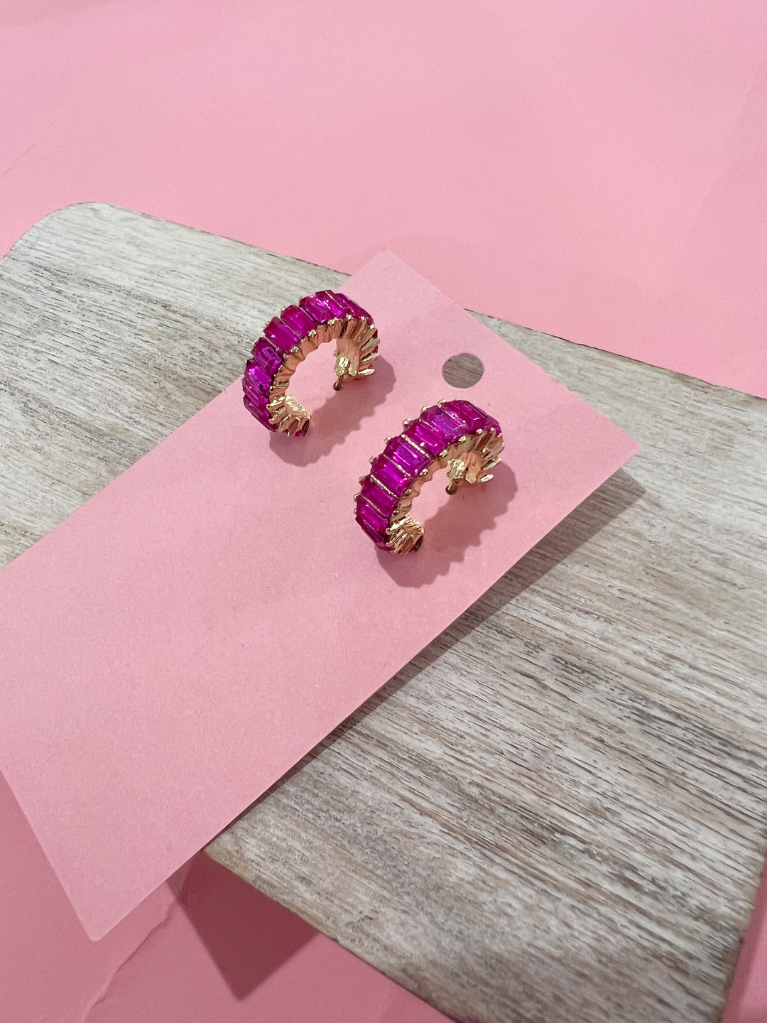 Raspberry Sparkle Hoops