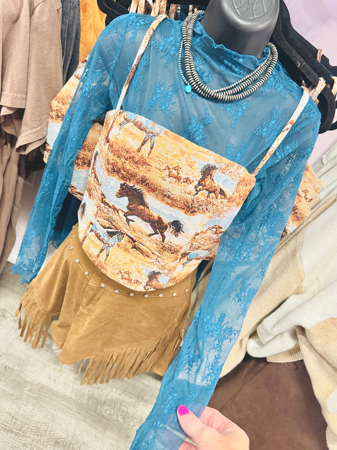 The Delilah Lace Layering Top