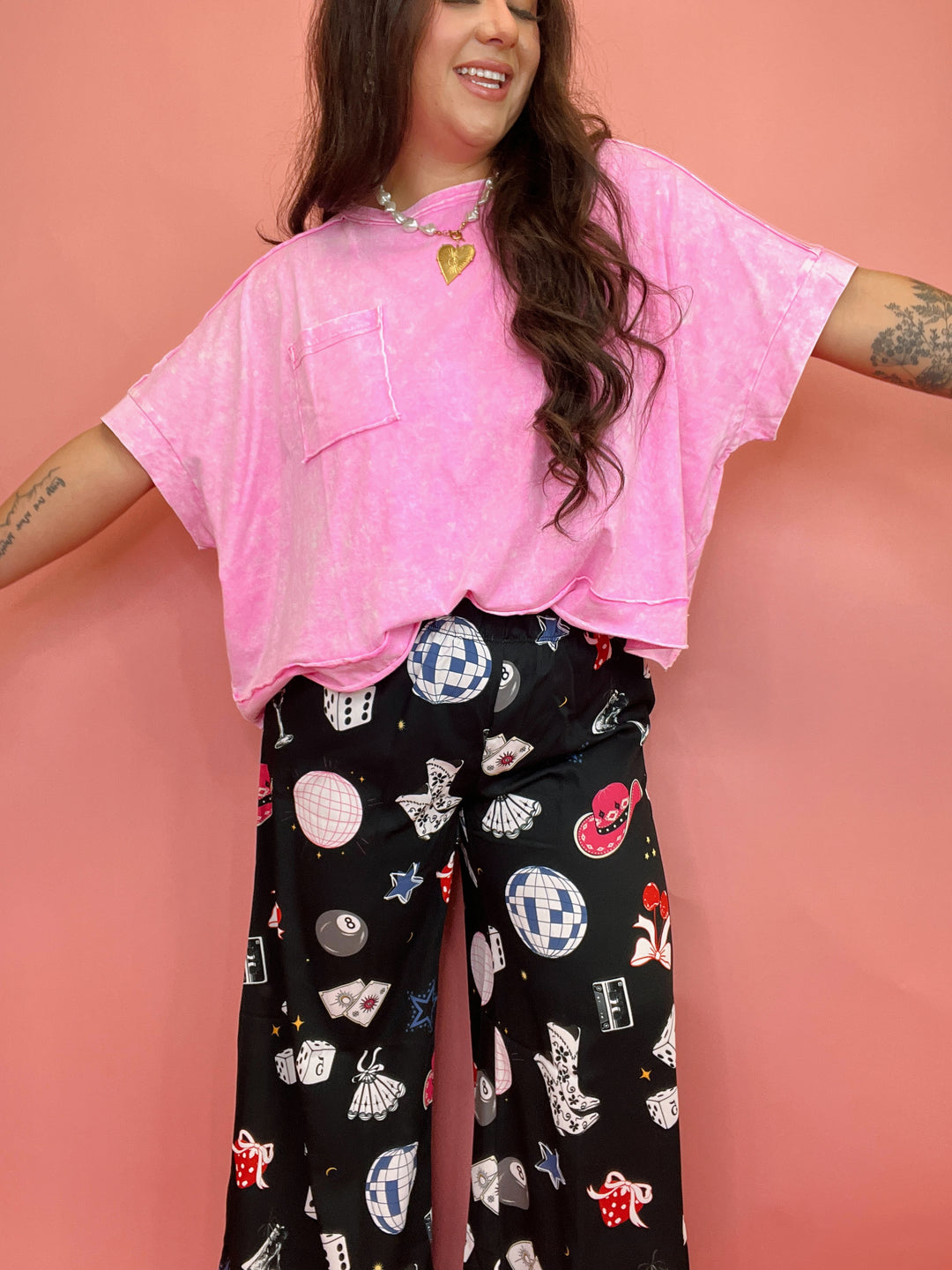 Western Crush Satin Pants