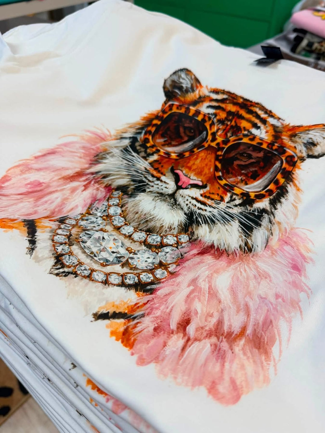 Boujee Fur Coat Tiger Graphic Tee