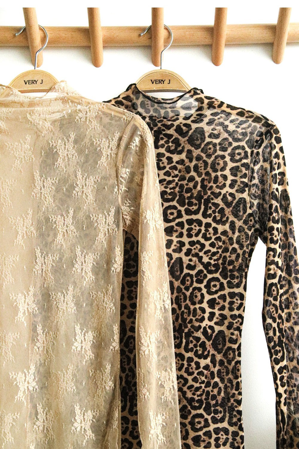 Leopard Layering Lace Top