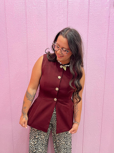 Wine & Dine Vest Top