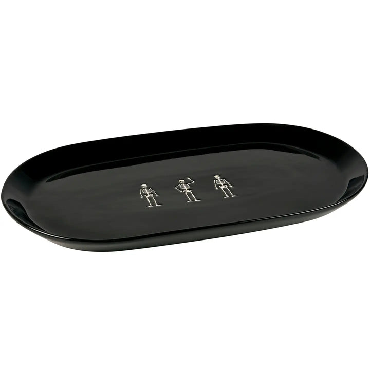Oval Skeletons Platter