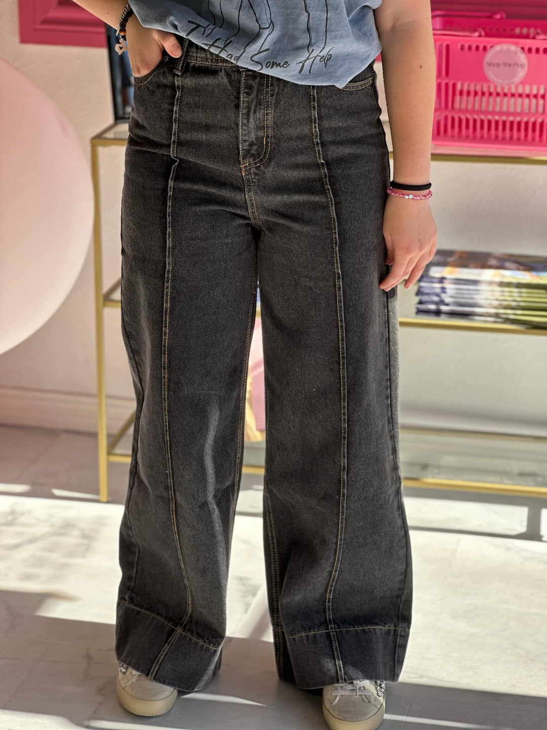 The Bryce Wide Leg Jeans