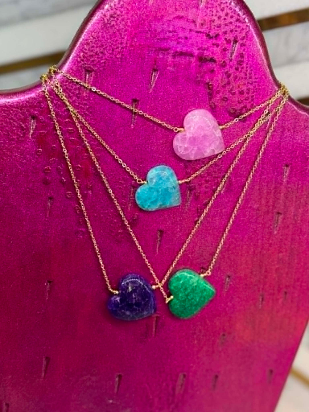 The Stone Luxe Heart Necklace