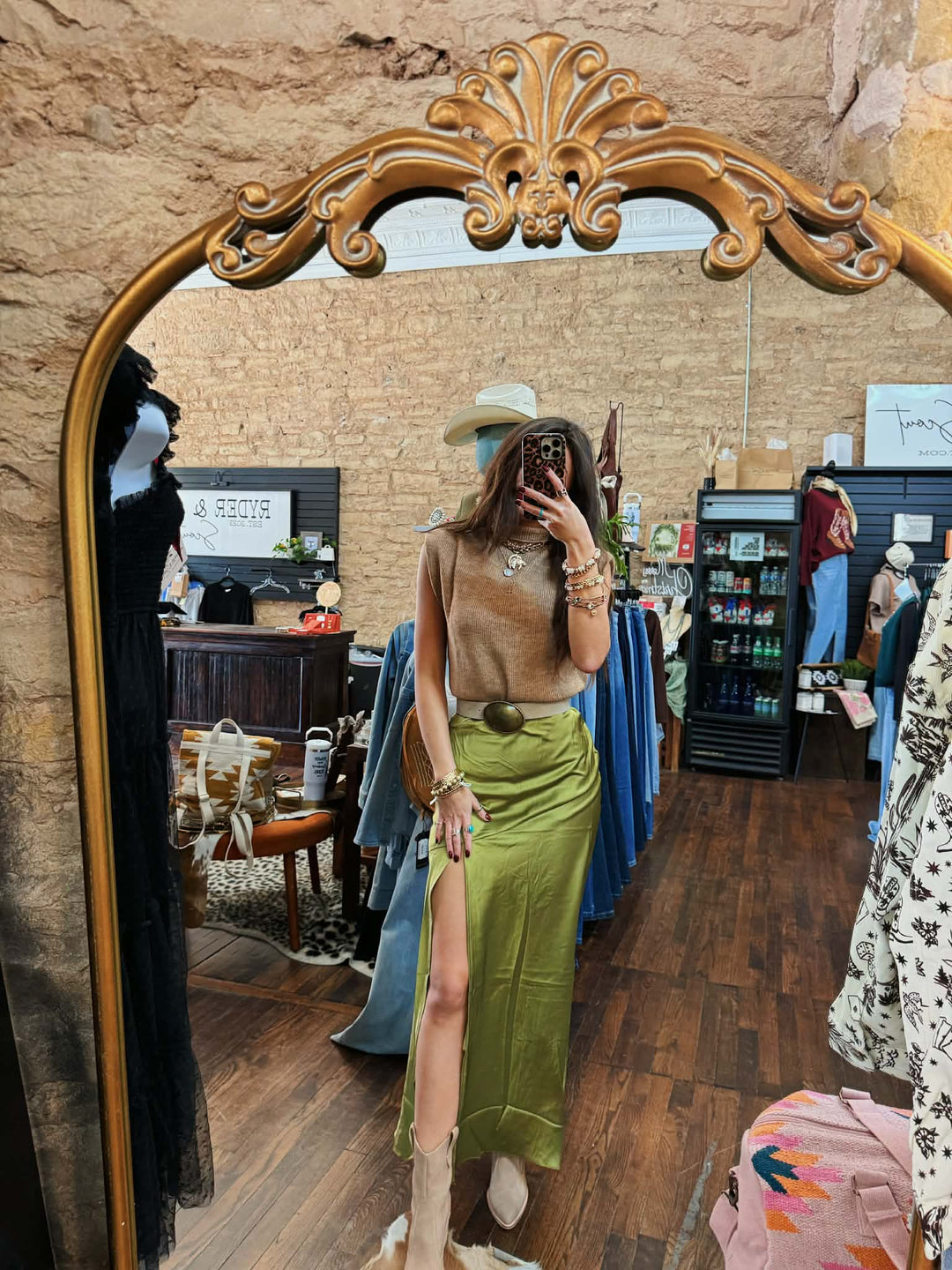 The Midnight Twist Satin Skirt