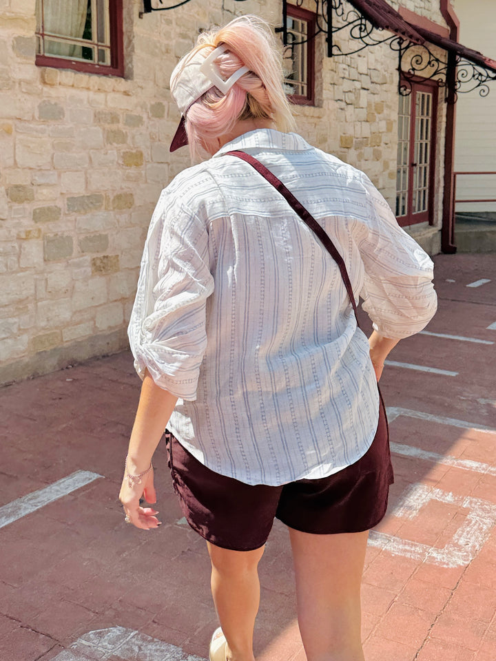 Boardwalk Breeze Stripe Blouse