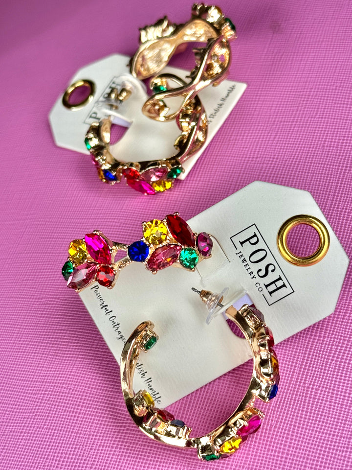 The Chicago Gem Earrings