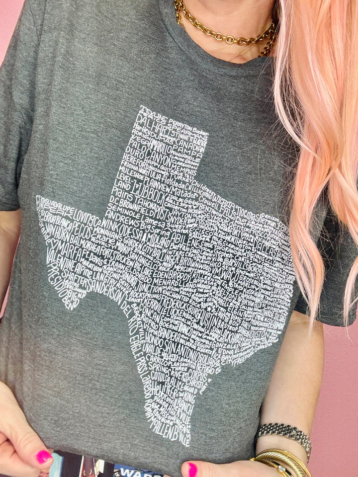 Texas Towns Graphic Tee