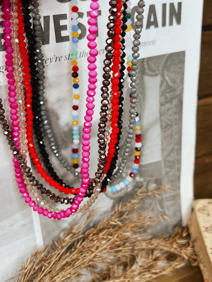 Dolly Shine Beaded Choker
