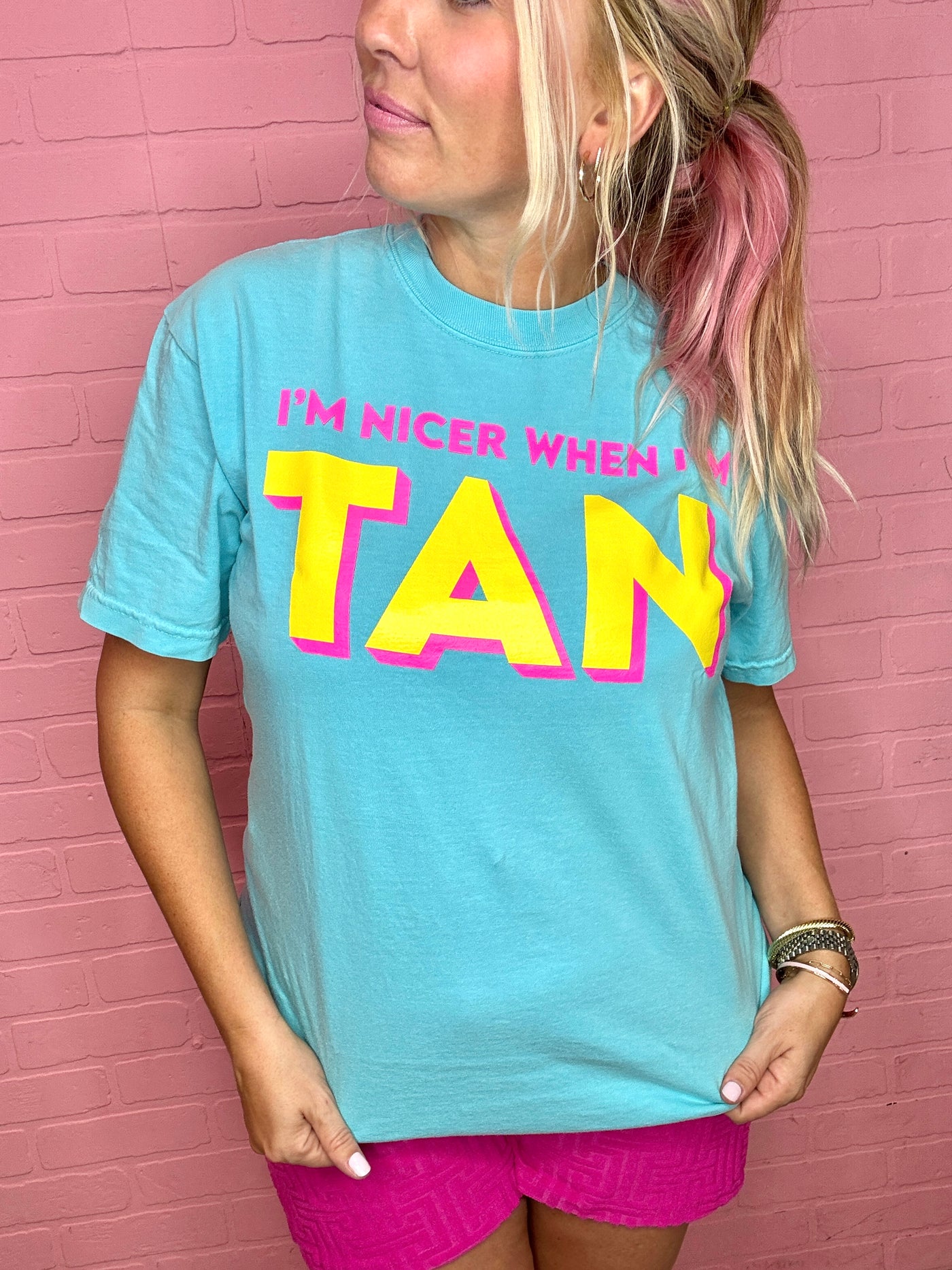 I'm Nicer When I'm Tan Graphic Tee
