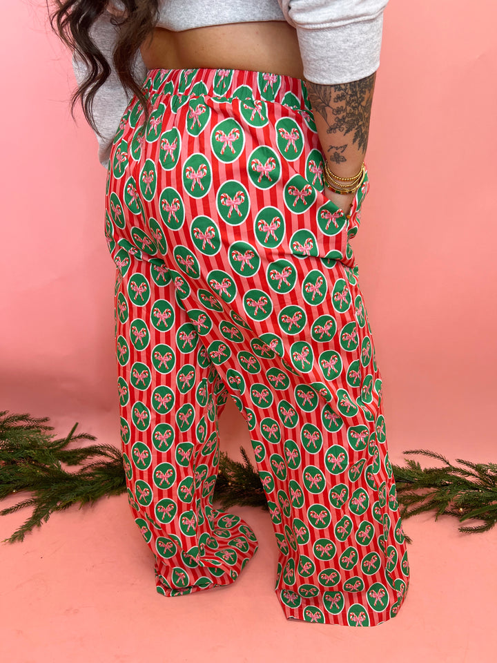 Candy Cane Pajama Bottoms