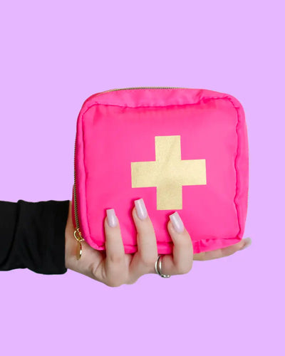 Pink Mini Car First Aid Kit