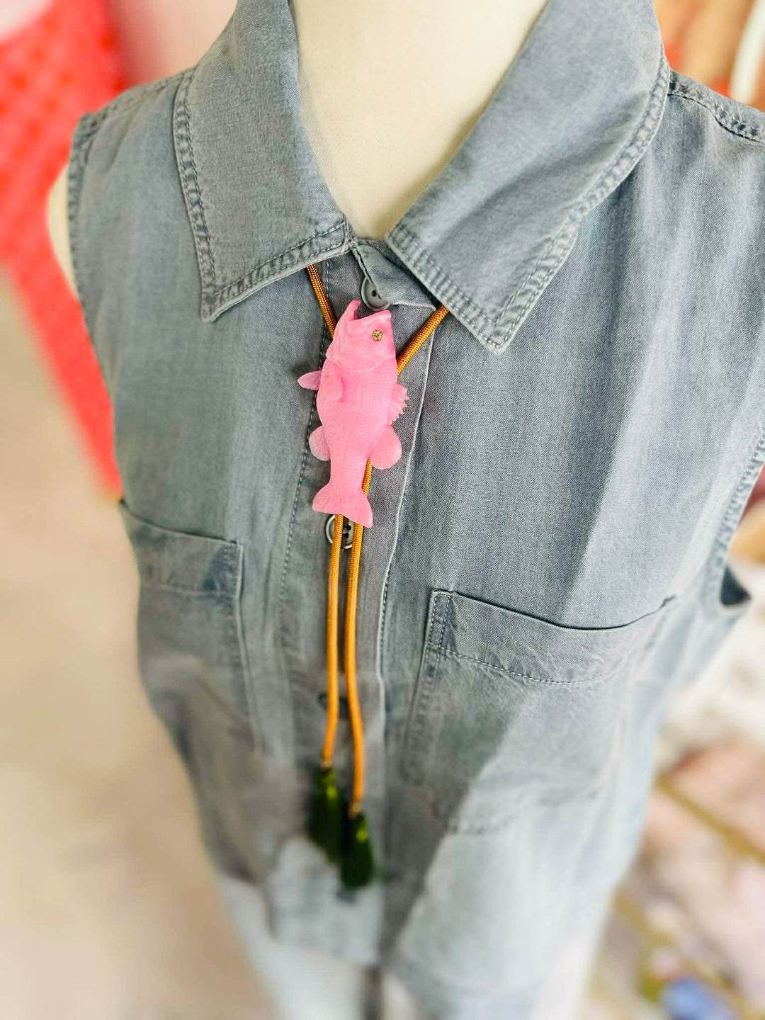 Frances The Fish Tassel Bolo