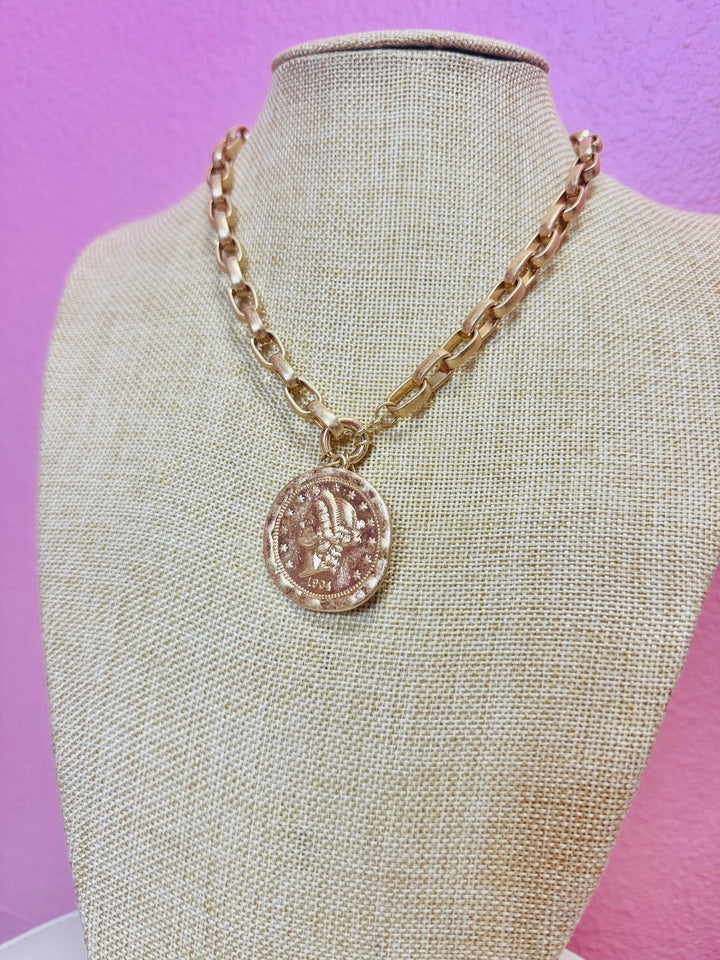 Timeless Morgan Coin Necklace