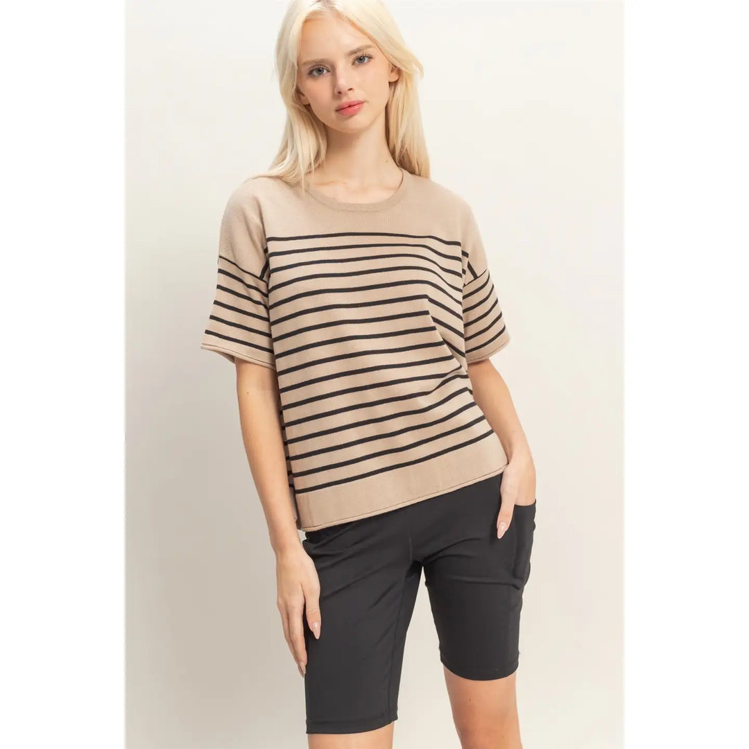 The Sunny Stroll Stripe Top