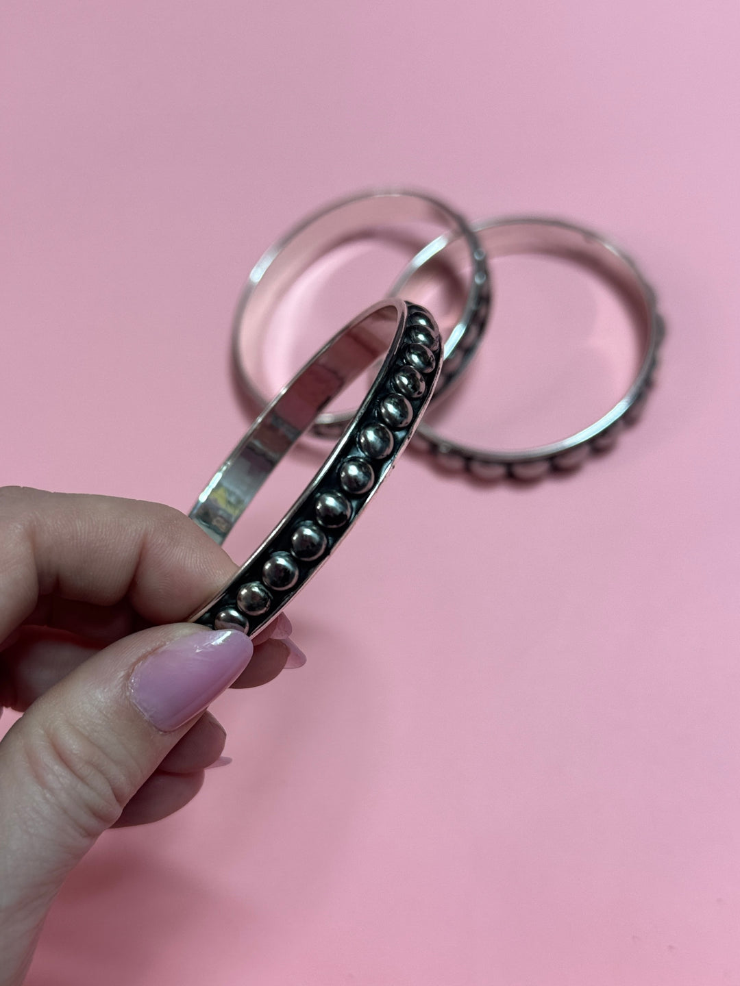 Western Bubble Bangle Bracelet- 3 SIZES