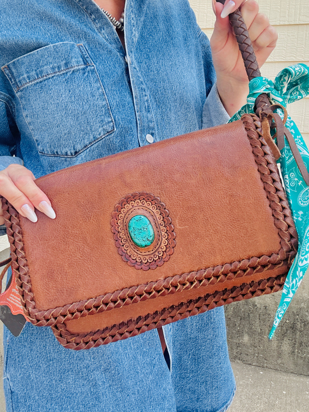 Full Grain Leather Crossbody Bag
