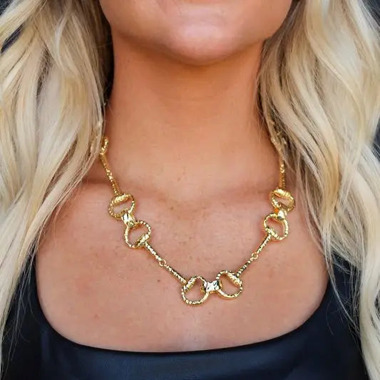 18K Horsebit & Daydreams Necklace