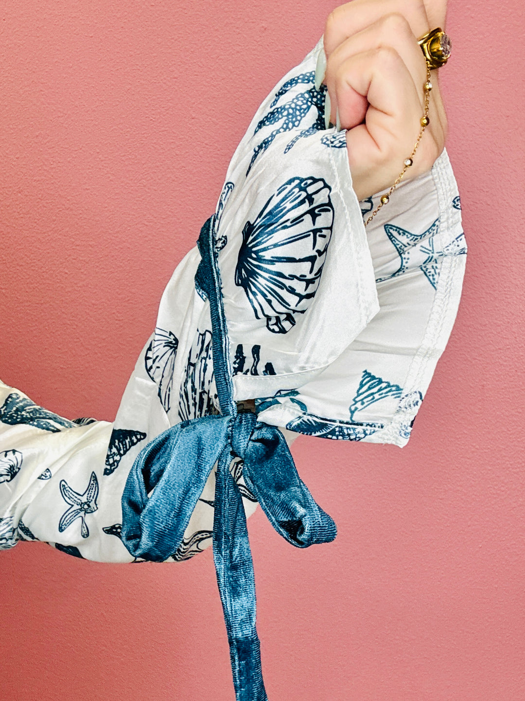 Sea Shell Satin Pajama Set