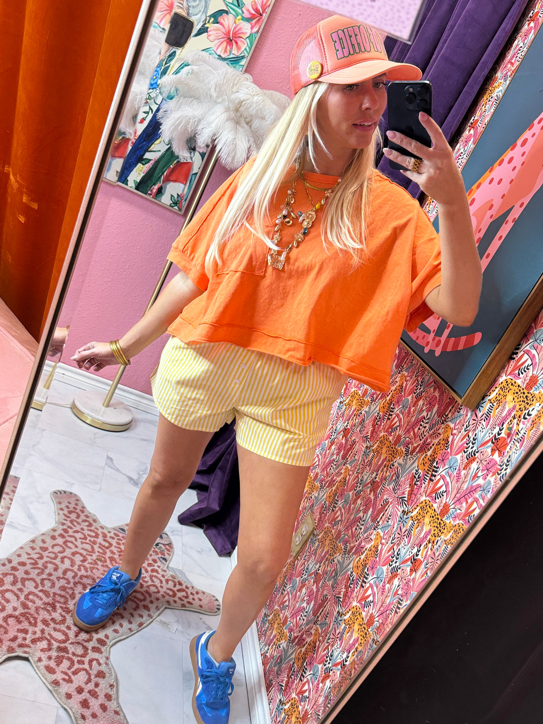 Orange Replay Top
