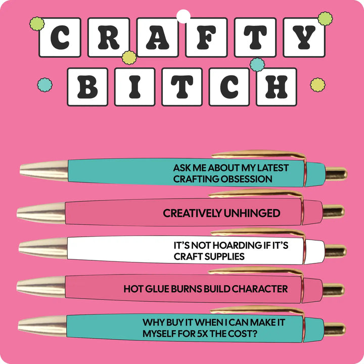 Crafty Bitch Pen Set