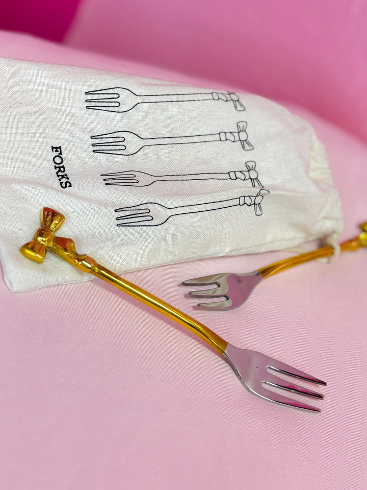 Put A Bow On It Appetizer Forks