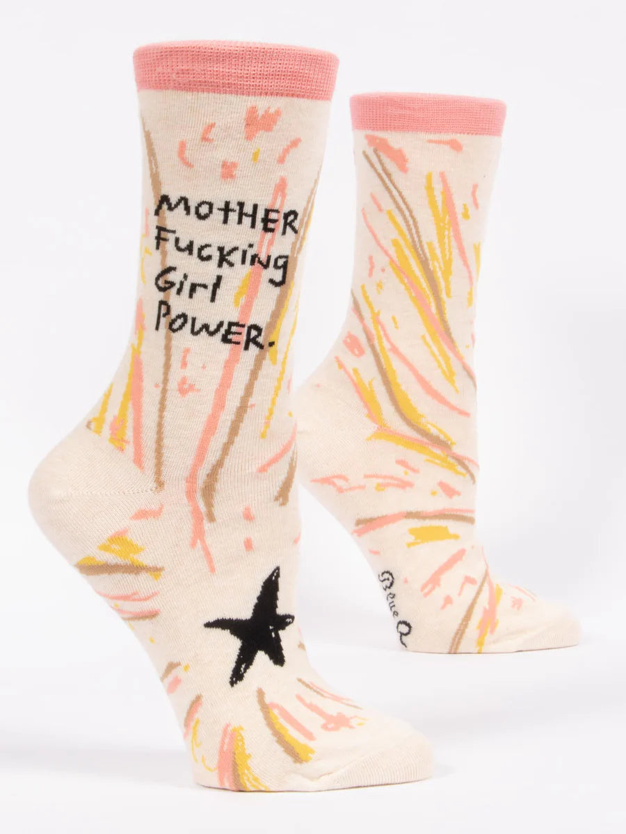 Mother Fucking Girl Power Crew Socks