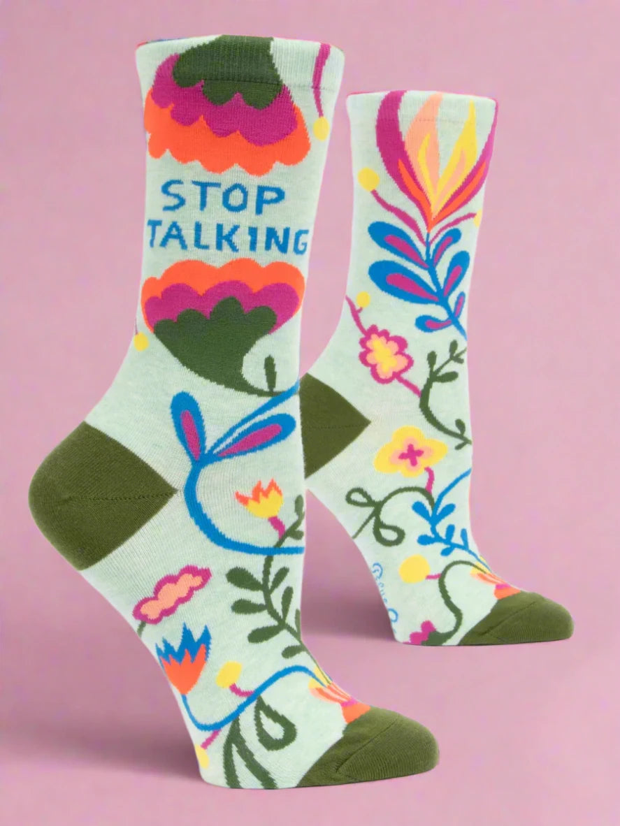 Stop Talking Crew Socks