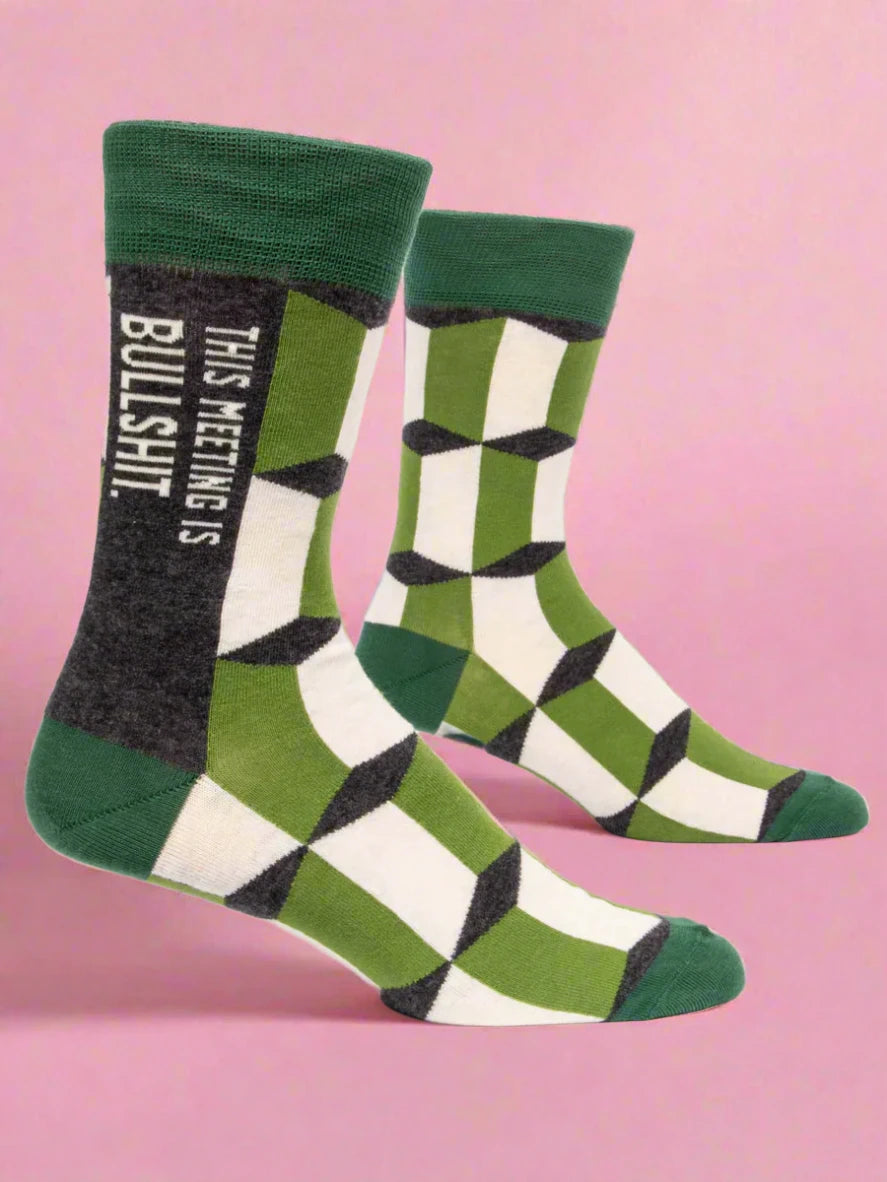 This Meeting Is Bullshit Crew Socks