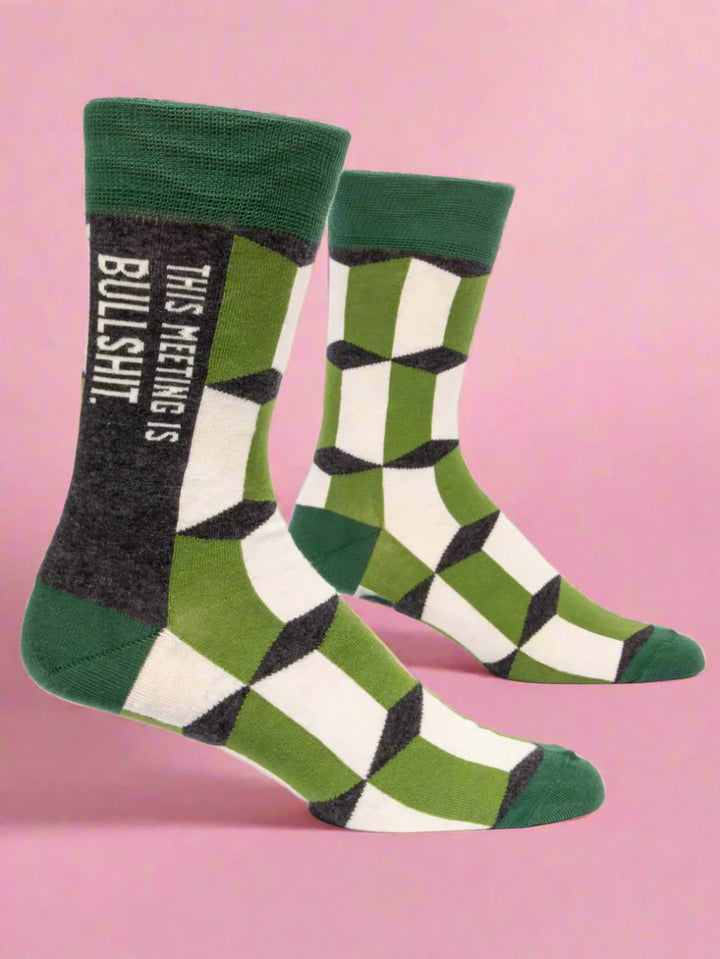 This Meeting Is Bullshit Crew Socks