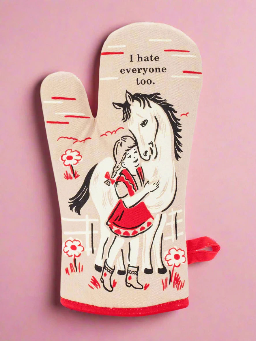 I Hate Everyone Too Oven Mitt