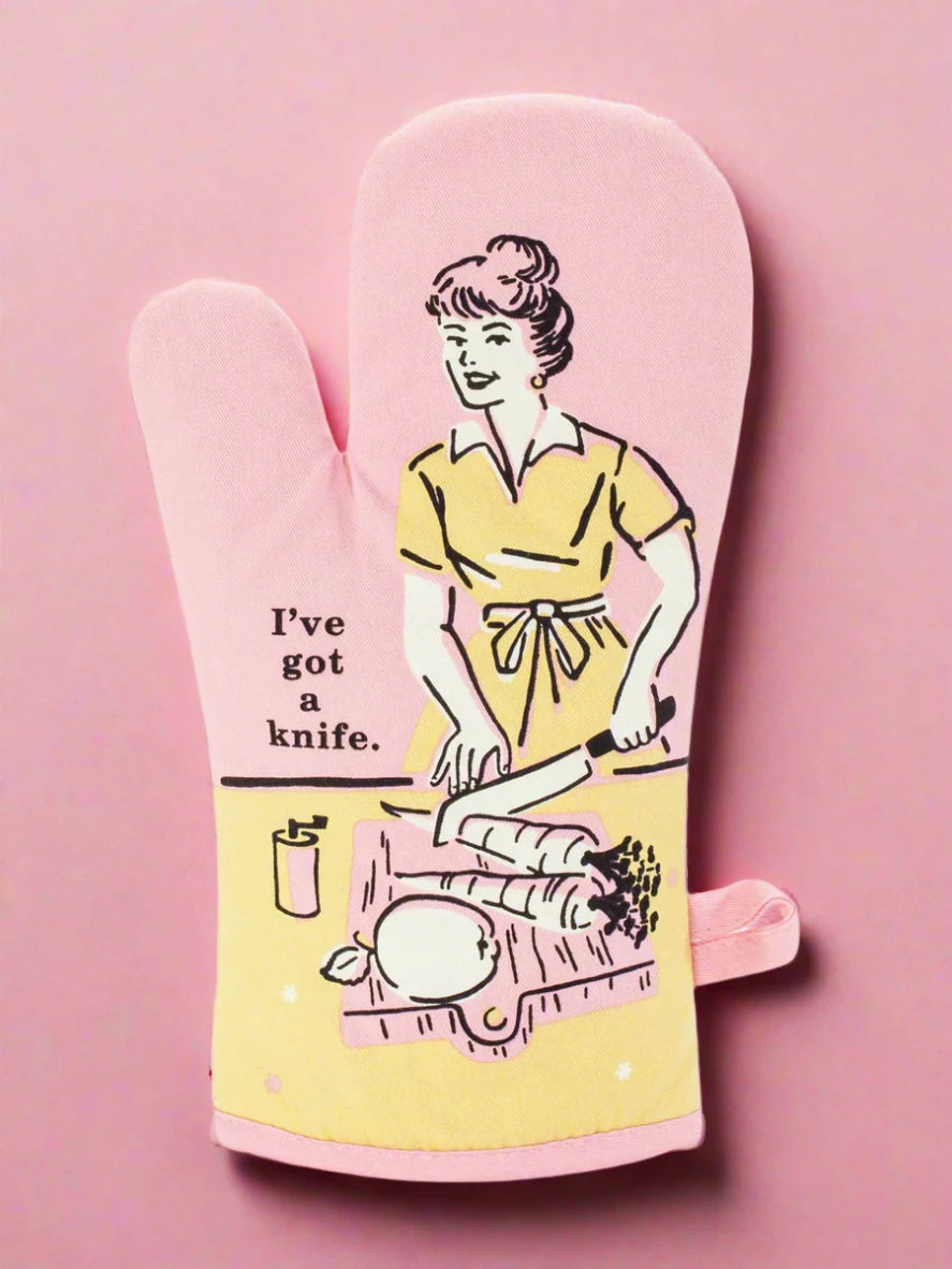 I've Got A Knife Oven Mitt