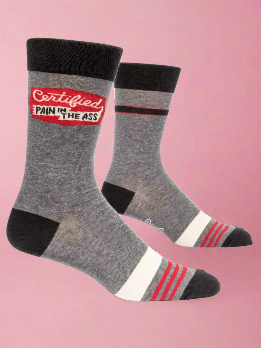 Certified Pain In The Ass M-Crew Socks