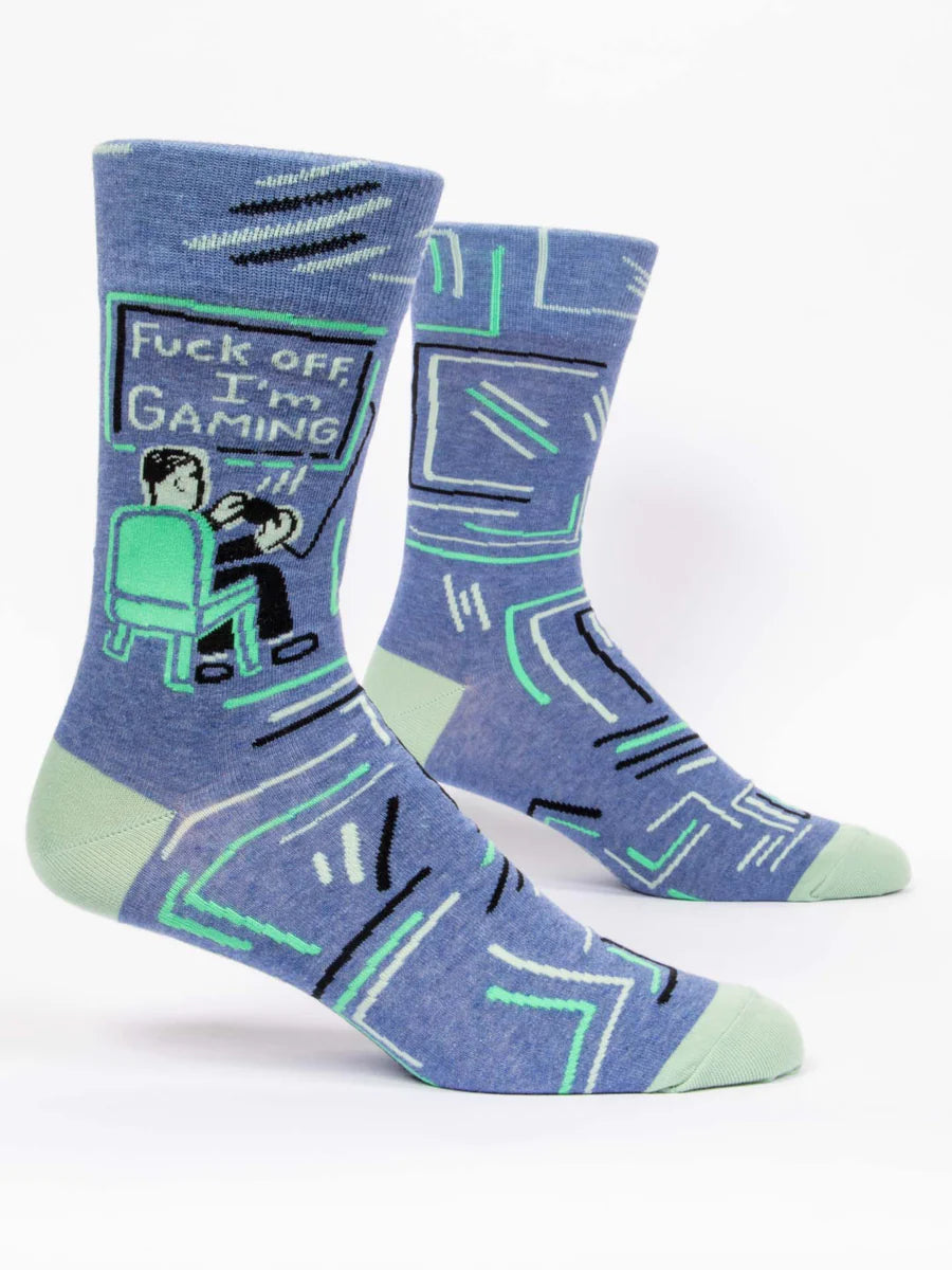 Fuck Off I'm Gaming Men's Socks