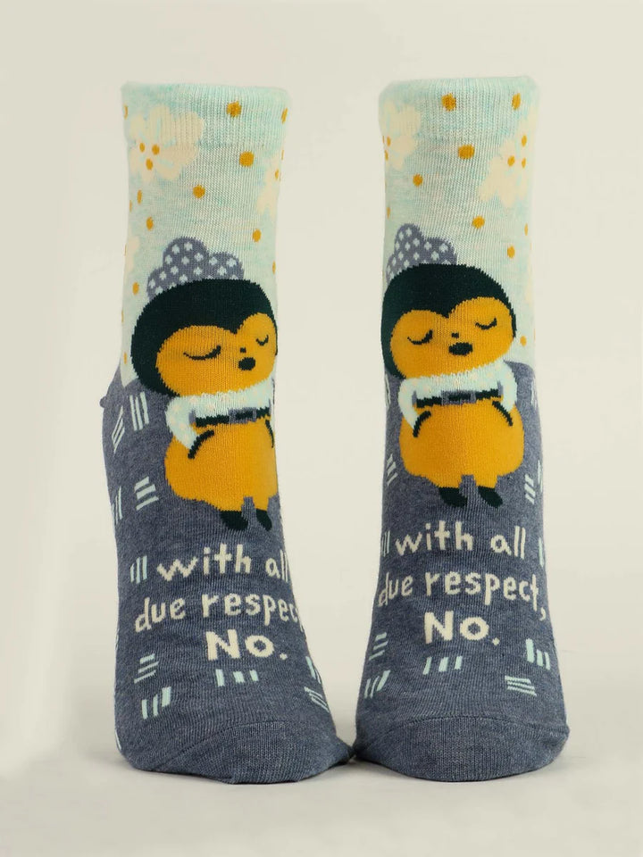 With All Due Respect Ankle Socks
