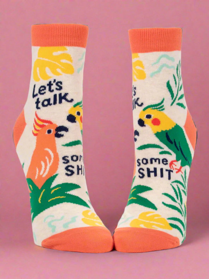 Talk Some Shit Ankle Socks