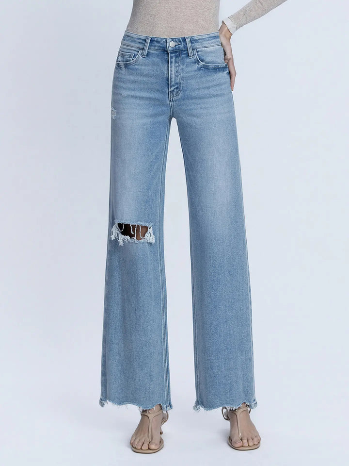 The Rebel Charm Wide Jeans