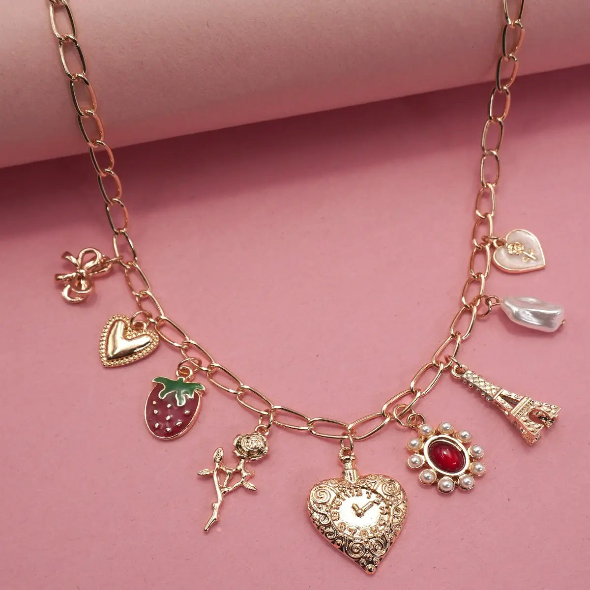 Paris Nights Charm Necklace