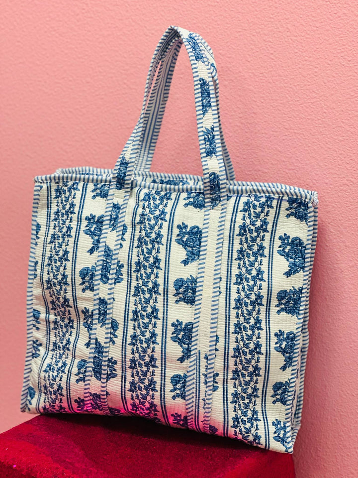 The Ivy Quilted Tote Bag
