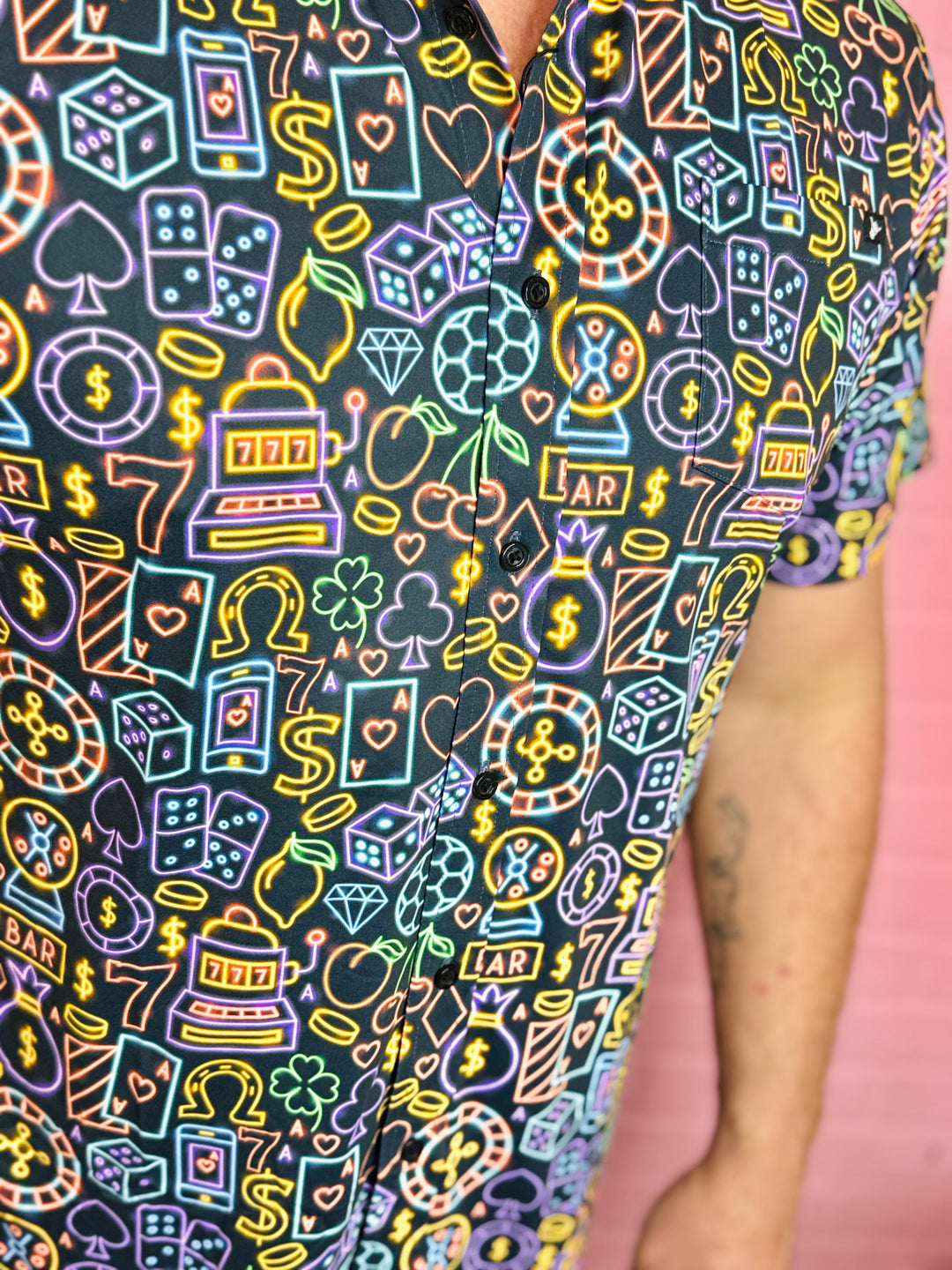 The Gambler Button Up Sunday Swagger