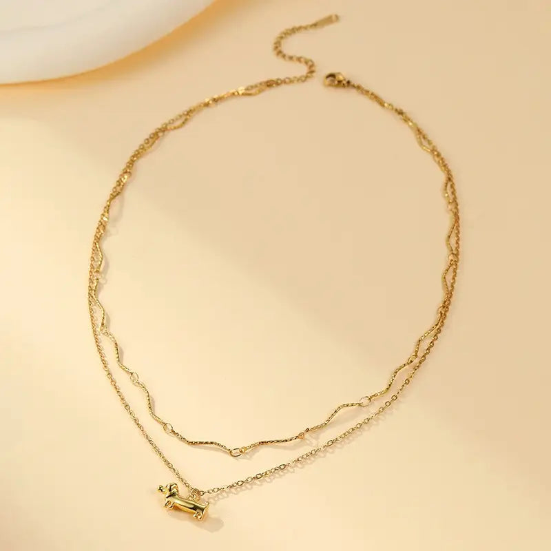 Cash The Weenie Layered Necklace