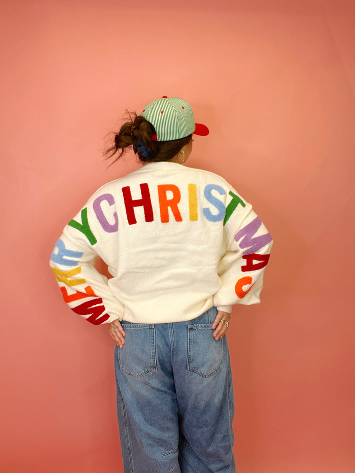 Merry Christmas Oversized Sweater