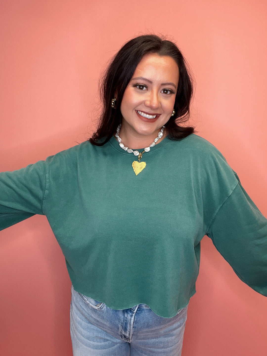 The Brooke Cropped Crewneck