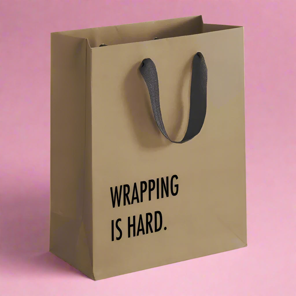 Wrapping Is Hard Gift Bag - 4 Colors