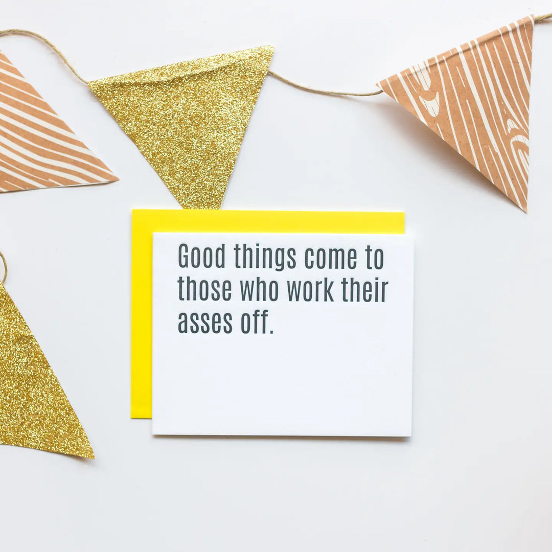 Good Things Come Card